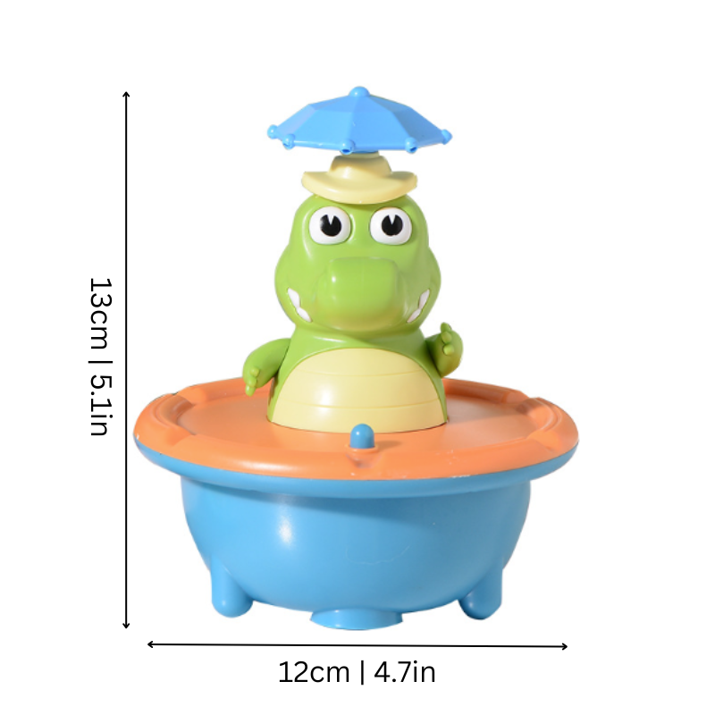 Playtrixlab® Froggle Spinning Bath Toy