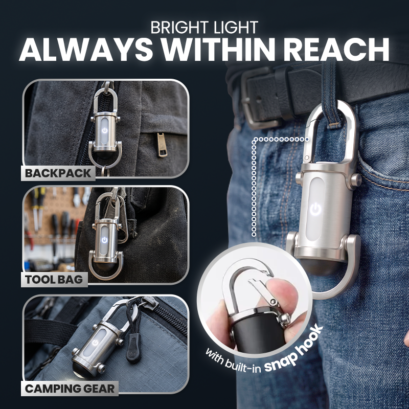💡💡Playtrixlab® 1200LM Super Bright Mini Keychain Flashlight Waterproof