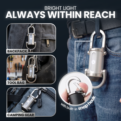 💡💡Playtrixlab® 1200LM Super Bright Mini Keychain Flashlight Waterproof