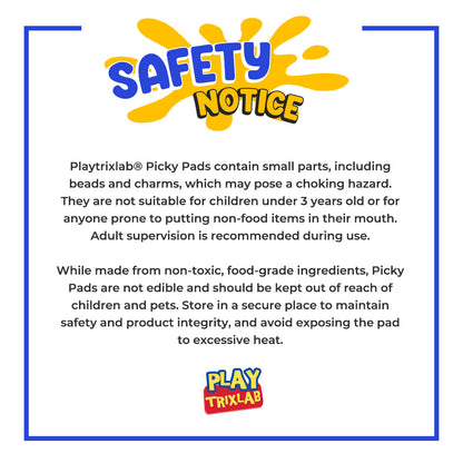 Playtrixlab® Reuseable Picky Pad with Over 300 Beads