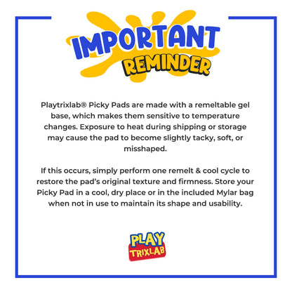 Playtrixlab® Reuseable Picky Pad with Over 300 Beads