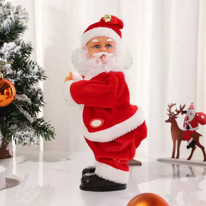 Playtrixlab® Electric Shaky Twerking Santa Claus with Music, Guitar Playing