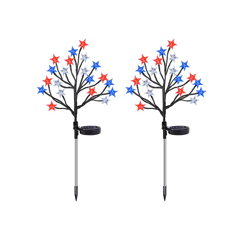 Playtrixlab® 4th of July🇺🇸Outdoor Star Solar Lights