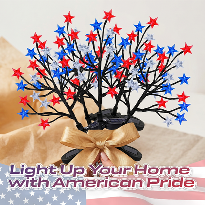 Playtrixlab® 4th of July🇺🇸Outdoor Star Solar Lights