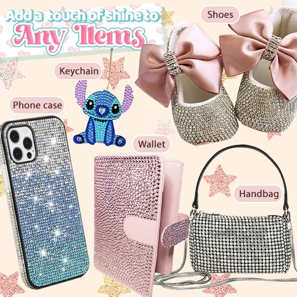 Playtrixlab® Magic Gem Hair Bling Styling Stamper