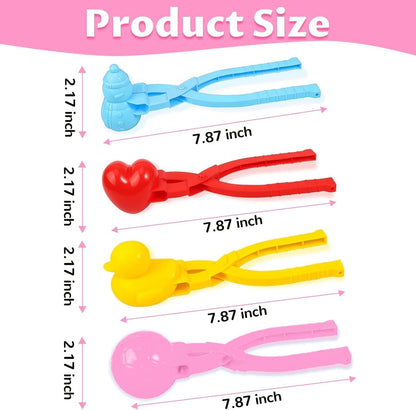 Playtrixlab® Snowball Maker 4pcs Set