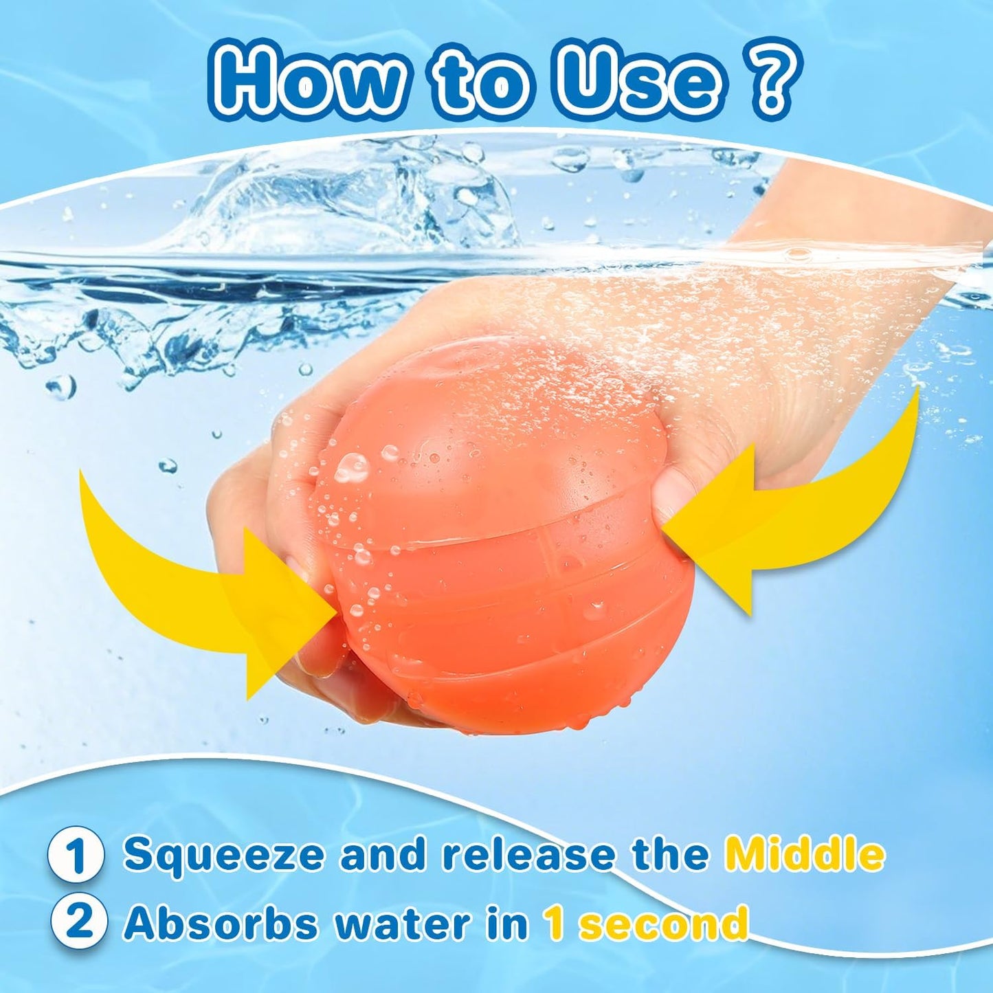 Playtrixlab® Reusable Water Balloons