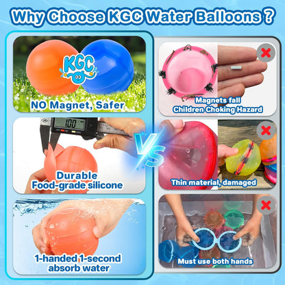 Playtrixlab® Reusable Water Balloons