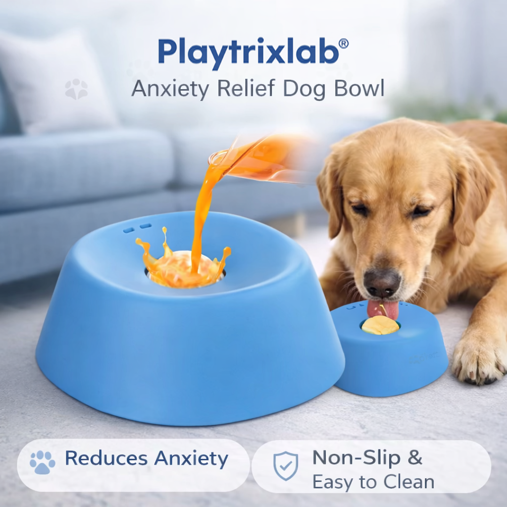 Playtrixlab® Anxiety Relief Dog Bowl
