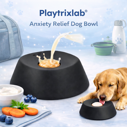 Playtrixlab® Anxiety Relief Dog Bowl