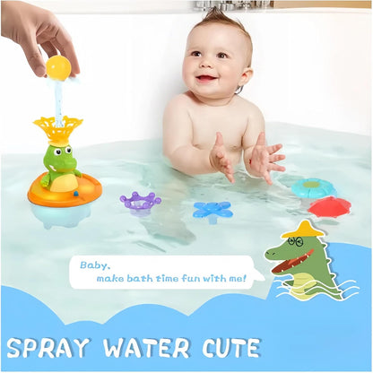 Playtrixlab® Froggle Spinning Bath Toy