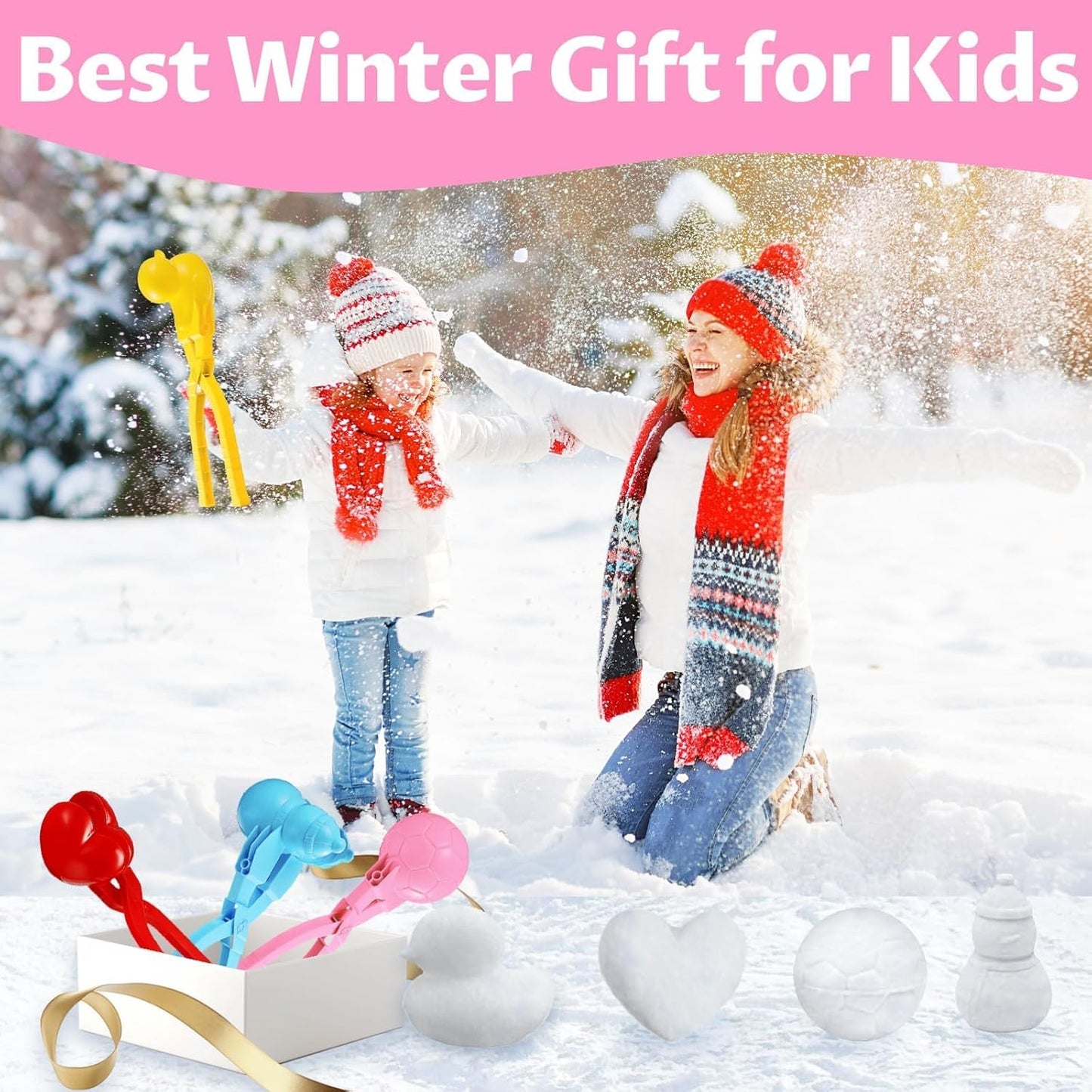 Playtrixlab® Snowball Maker 4pcs Set