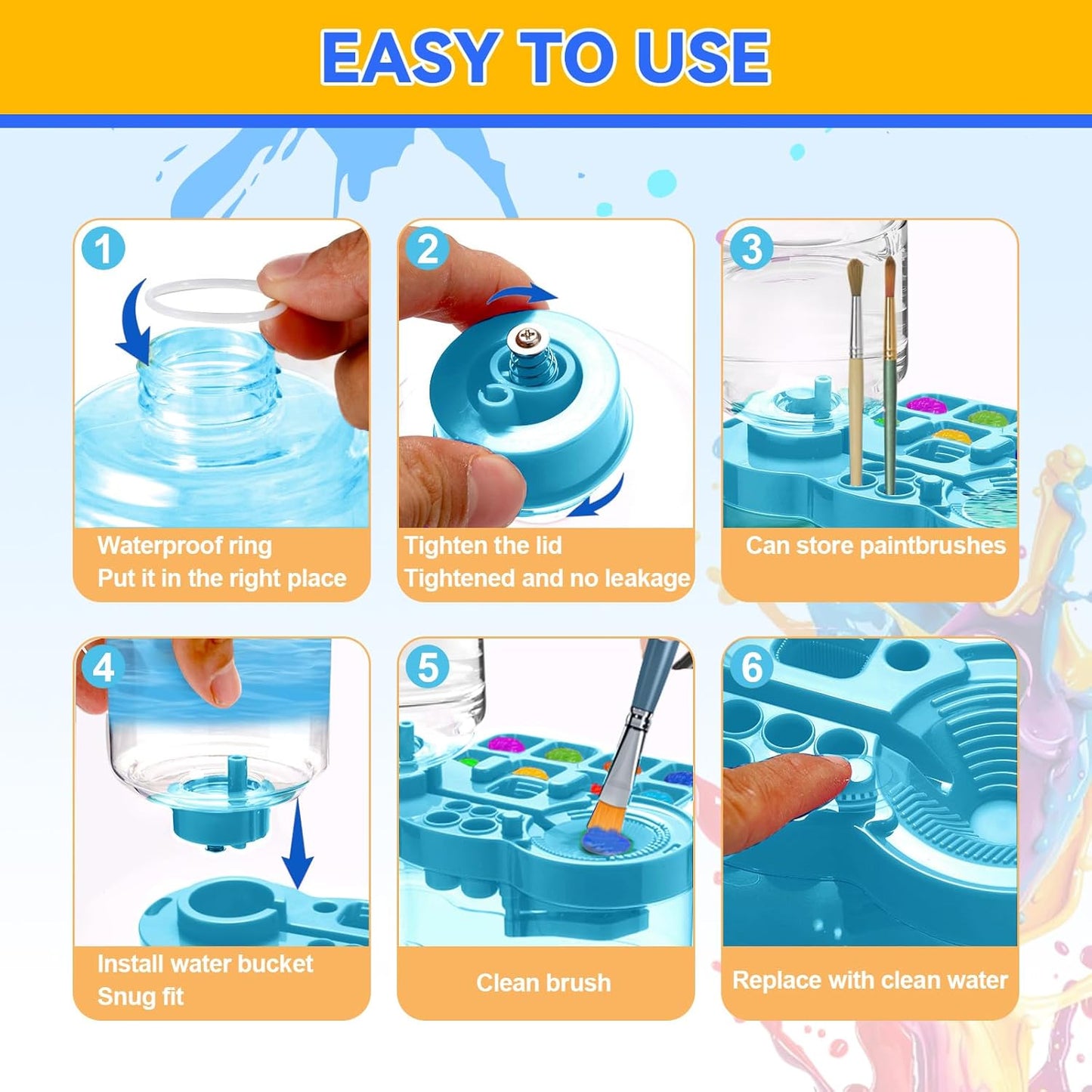 Playtrixlab® Brush Rinser
