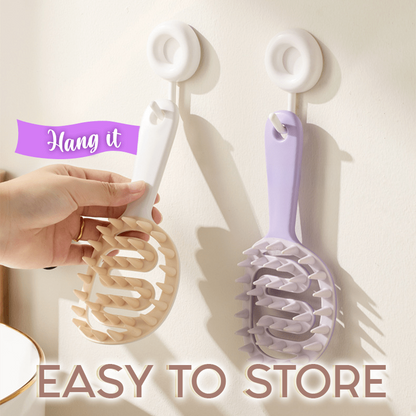 Playtrixlab® Hollow Out Shampoo Brush Scalp Massager