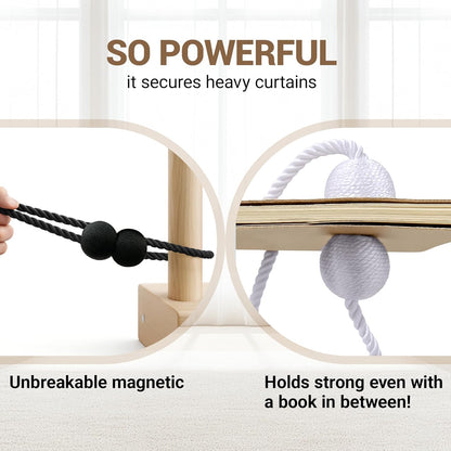 Playtrixlab® Magnetic Curtain Tiebacks