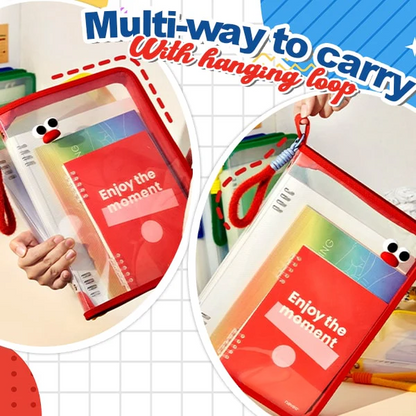 Playtrixlab® Stationery Organizer Folder Bag