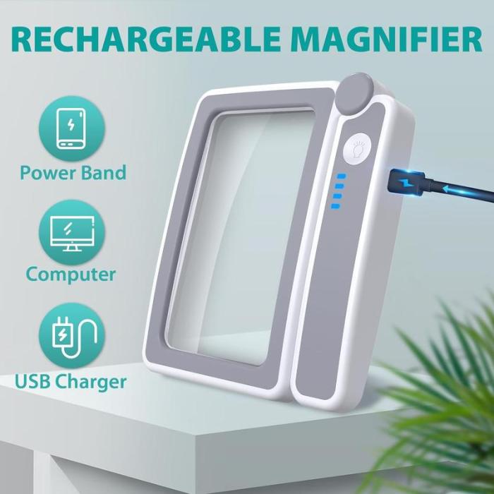 Playtrixlab® LED Light Book Page Magnifier 🔍