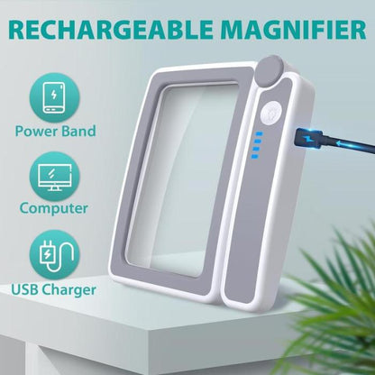 Playtrixlab® LED Light Book Page Magnifier 🔍