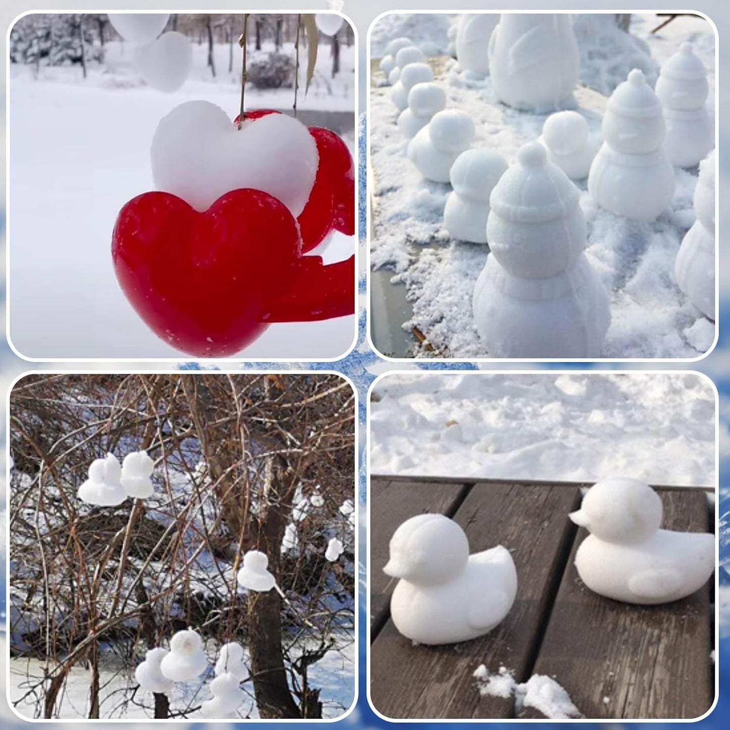 Playtrixlab® Snowball Maker 4pcs Set