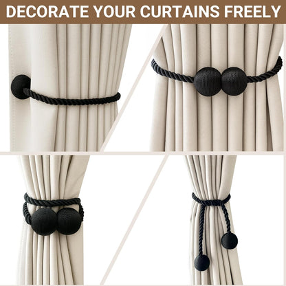 Playtrixlab® Magnetic Curtain Tiebacks