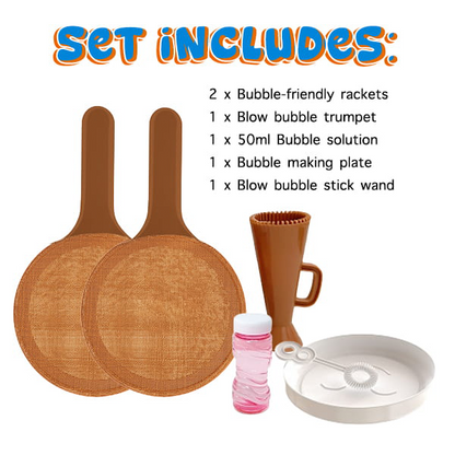 Playtrixlab® Fun Magic Bubble Bounce Ping Pong Set