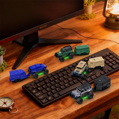Playtrixlab® Nano G-Wagon🛞1/64 Scale Desk Crawler