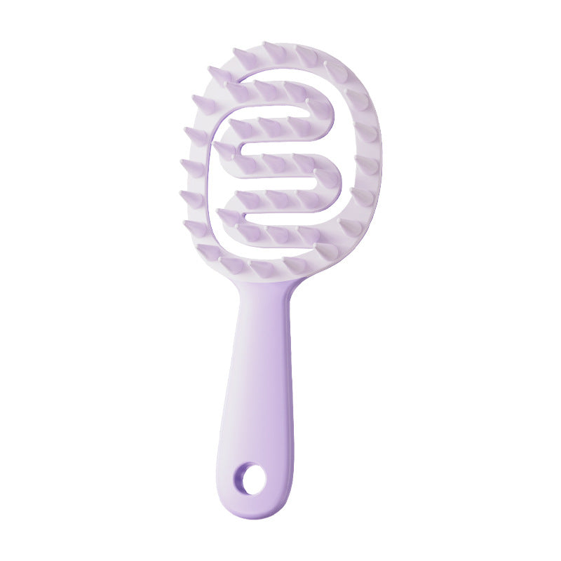 Playtrixlab® Hollow Out Shampoo Brush Scalp Massager