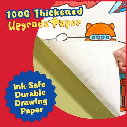 Playtrixlab® 3M Children's Drawing Roll