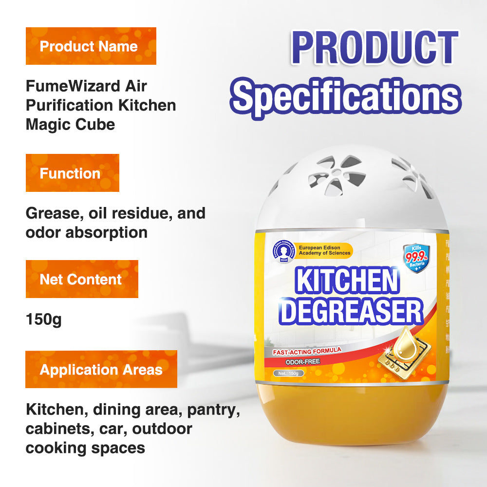 Playtrixlab® FumeWizard Air Purification Kitchen Magic Cube