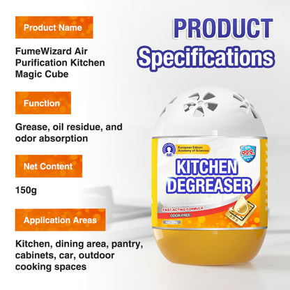 Playtrixlab® FumeWizard Air Purification Kitchen Magic Cube