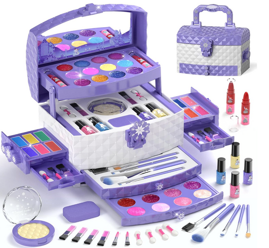 Playtrixlab® Washable Non-Toxic Kids Makeup Set