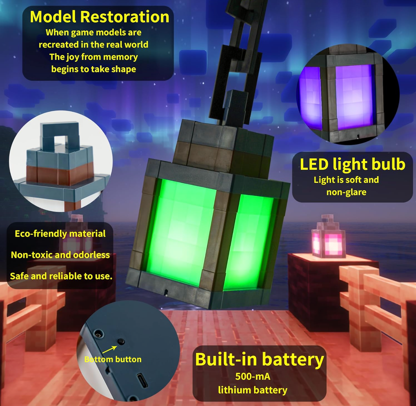 Playtrixlab® Chroma Píxelgeist Glow Lamp