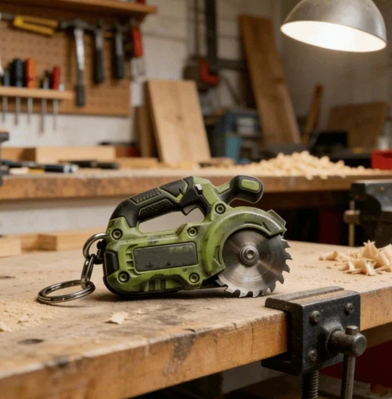 Playtrixlab® EDC Mini Functional Power Tool Keychain