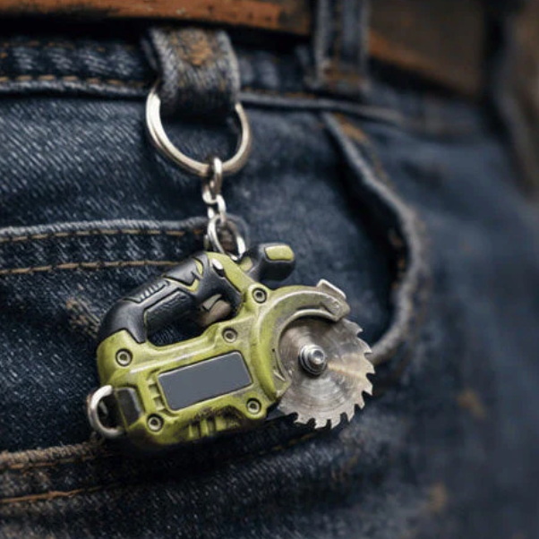 Playtrixlab® EDC Mini Functional Power Tool Keychain