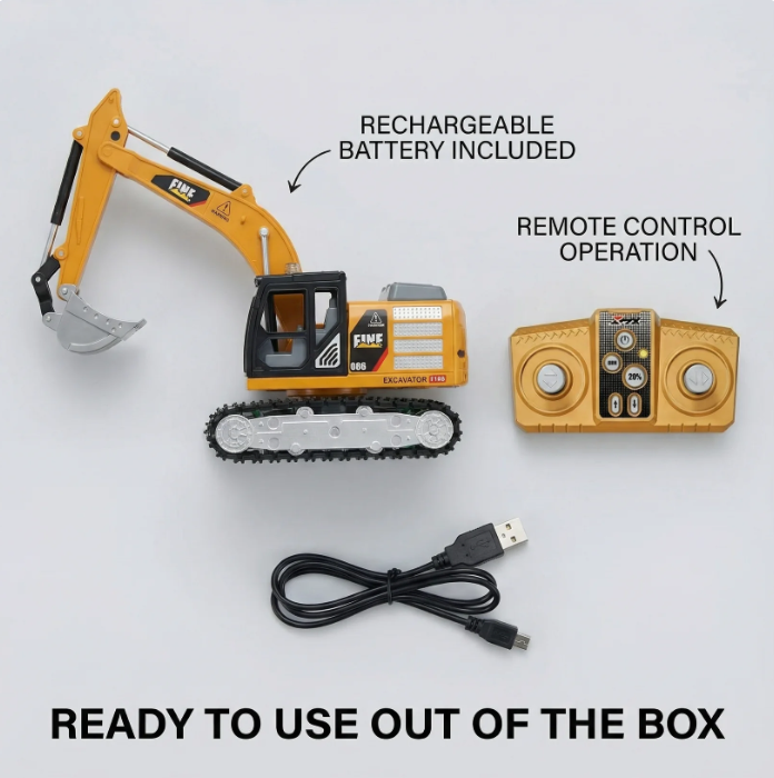 Playtrixlab® Titanium Heavy-Duty Metal Remote Control