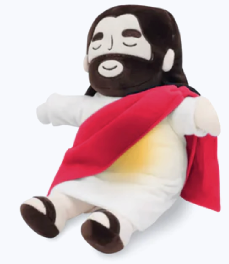 Playtrixlab® Breathing & Soothing Jesus Plush