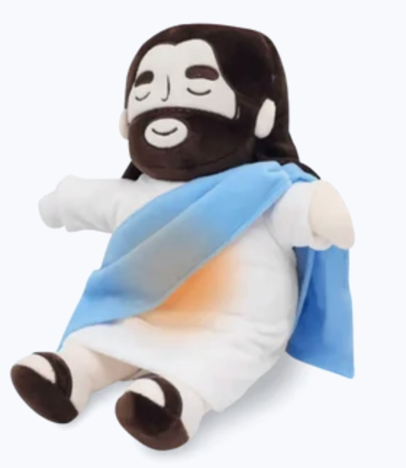 Playtrixlab® Breathing & Soothing Jesus Plush