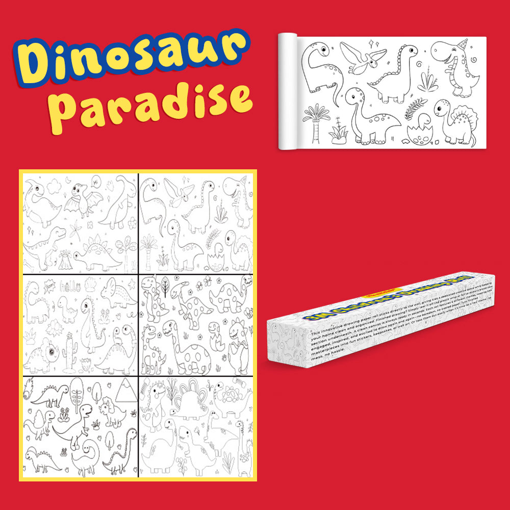 Playtrixlab® 3M Children's Drawing Roll