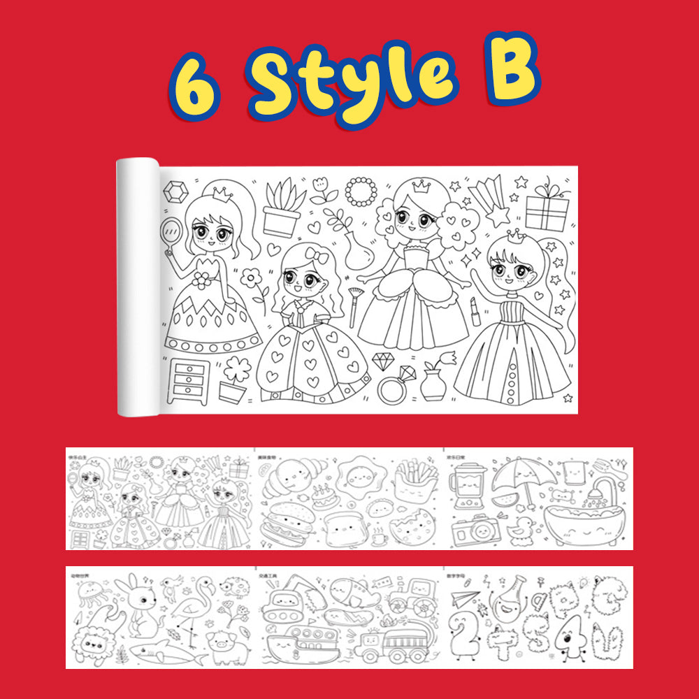 Playtrixlab® 3M Children's Drawing Roll