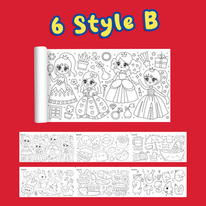 Playtrixlab® 3M Children's Drawing Roll