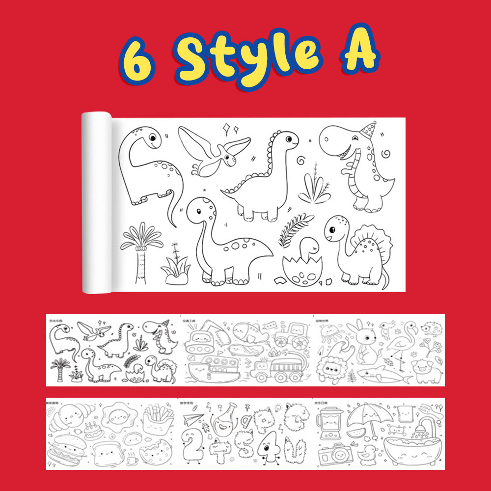 Playtrixlab® 3M Children's Drawing Roll