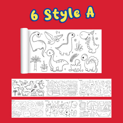 Playtrixlab® 3M Children's Drawing Roll