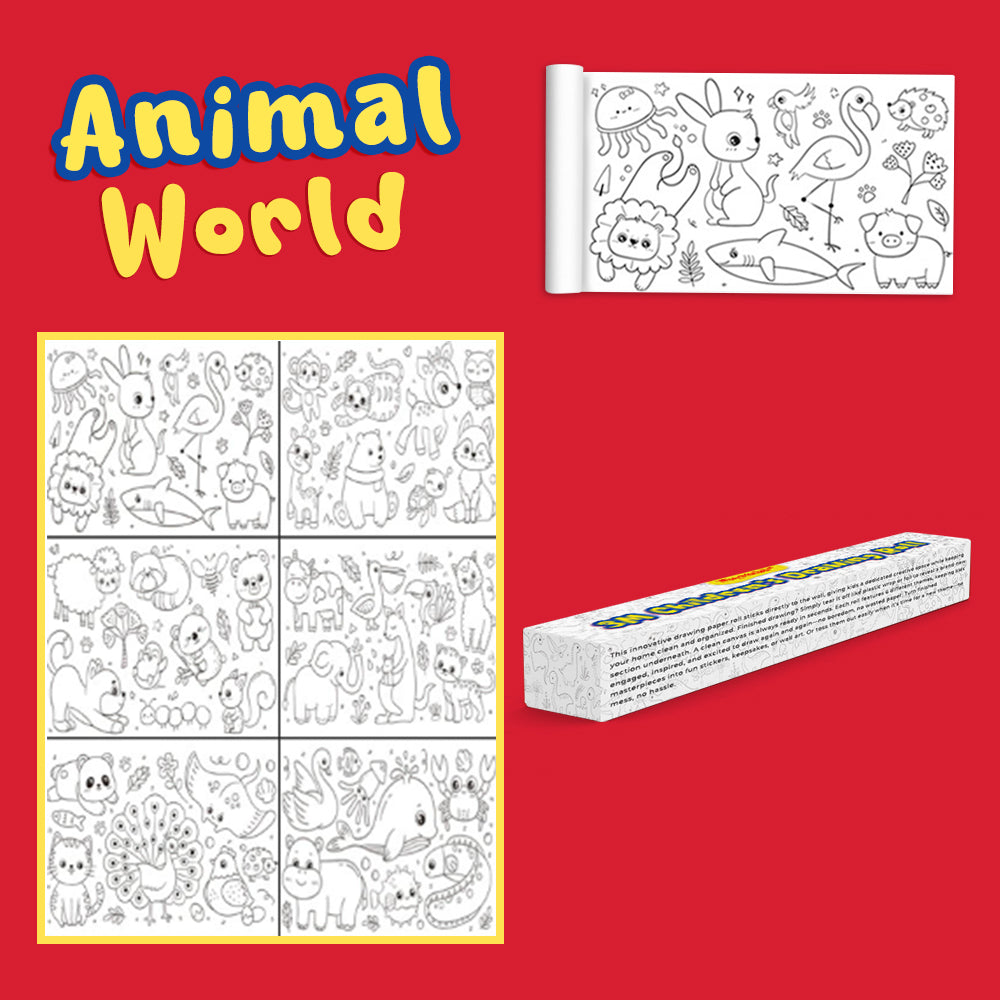 Playtrixlab® 3M Children's Drawing Roll