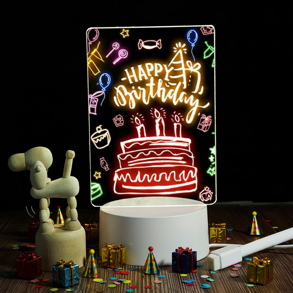 Playtrixlab® LED Drawing Board Night Light