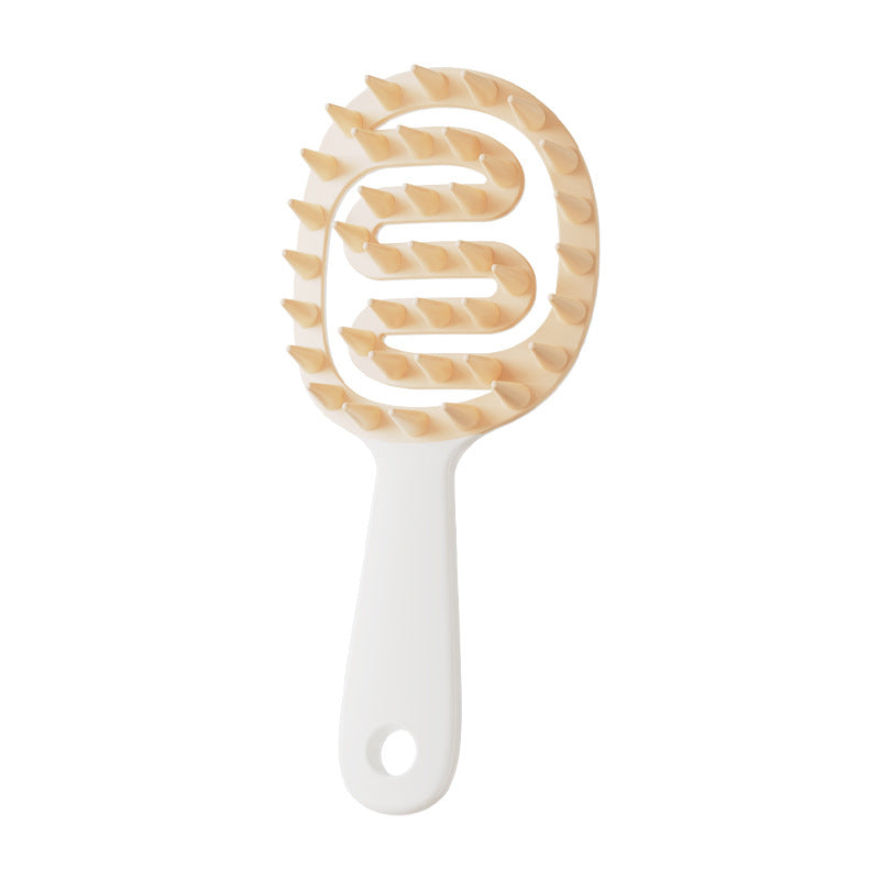 Playtrixlab® Hollow Out Shampoo Brush Scalp Massager