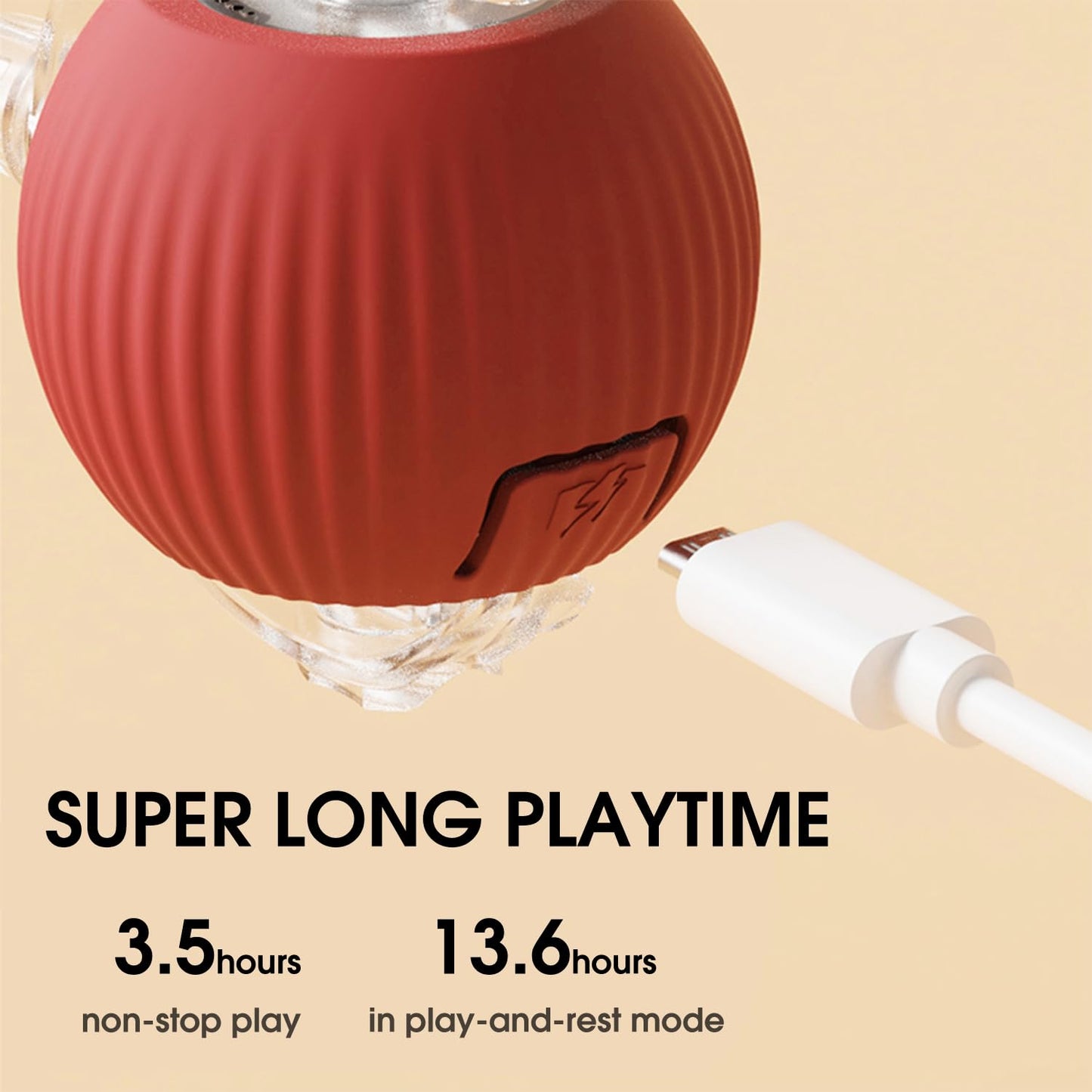 Playtrixlab® Interactive Pet Toy Ball 🐶🐱🐾