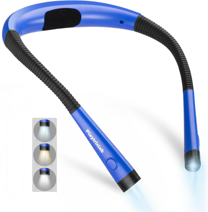 Playtrixlab® Hands-Free Neck Light🌟Perfect Night Reader