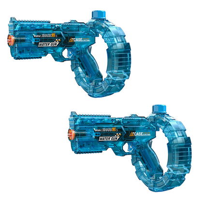 Playtrixlab® Mechanical Electric Water Gun🔫Automatic Water Blaster with Strobe Lights