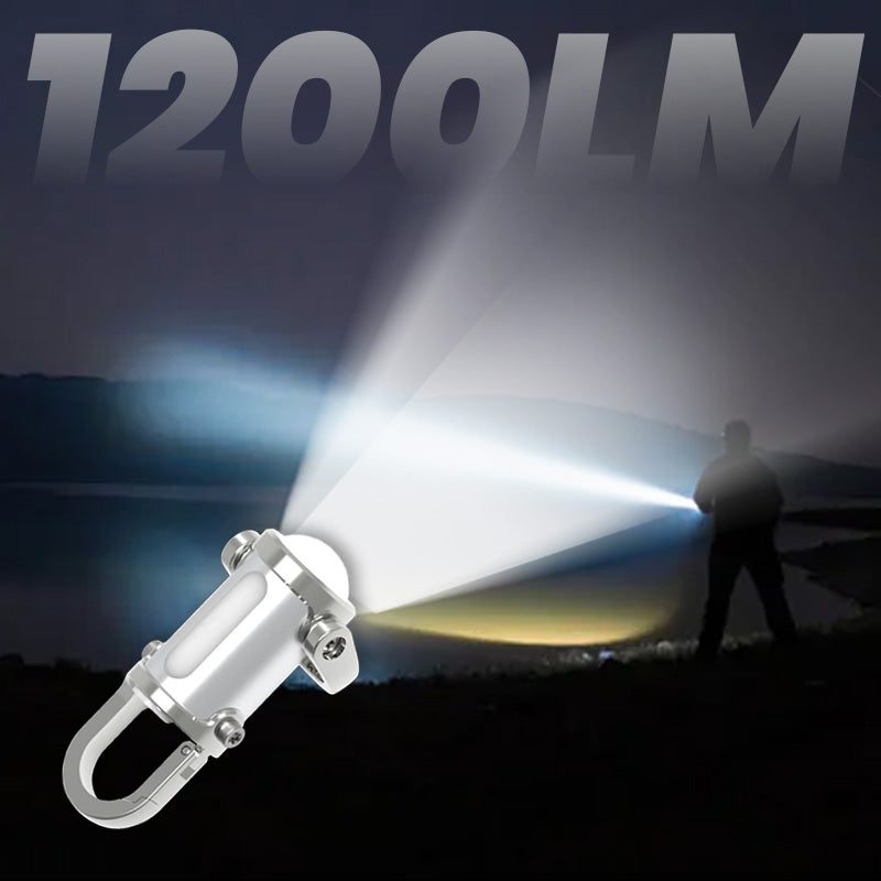 💡💡Playtrixlab® 1200LM Super Bright Mini Keychain Flashlight Waterproof