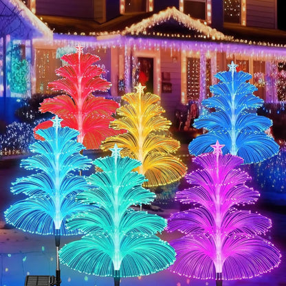 Playtrixlab® Seven Colors Gradient Solar Christmas Decoration Light
